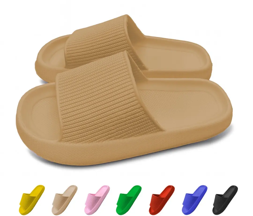 Zomer Badslipper 39-40 Taupe (1 paar)