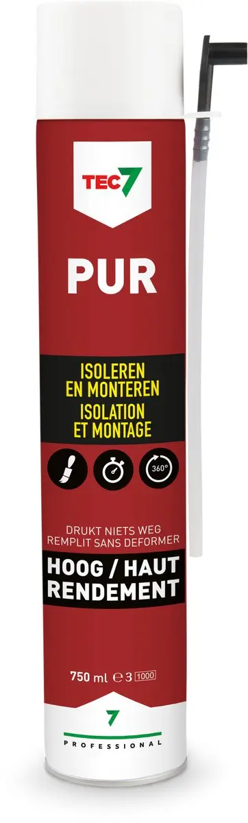 Tec7 Novatech Expansieschuim B2 PUR7 750ml