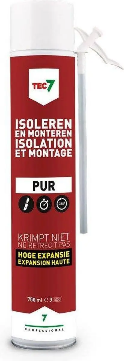 Tec7 Novatech Expansieschuim B2 PUR7 750ml