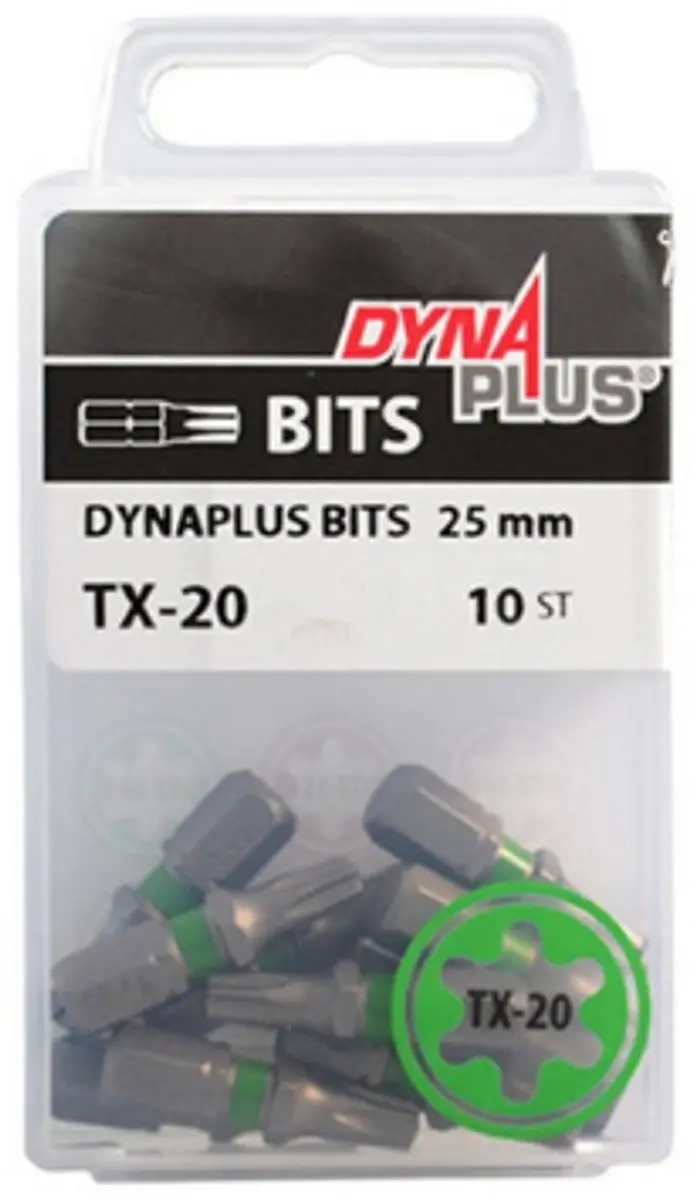 Dynaplus Torx 15 Schroefbit 25mm - 10 Stuks - Rood - afbeelding 4 van 6