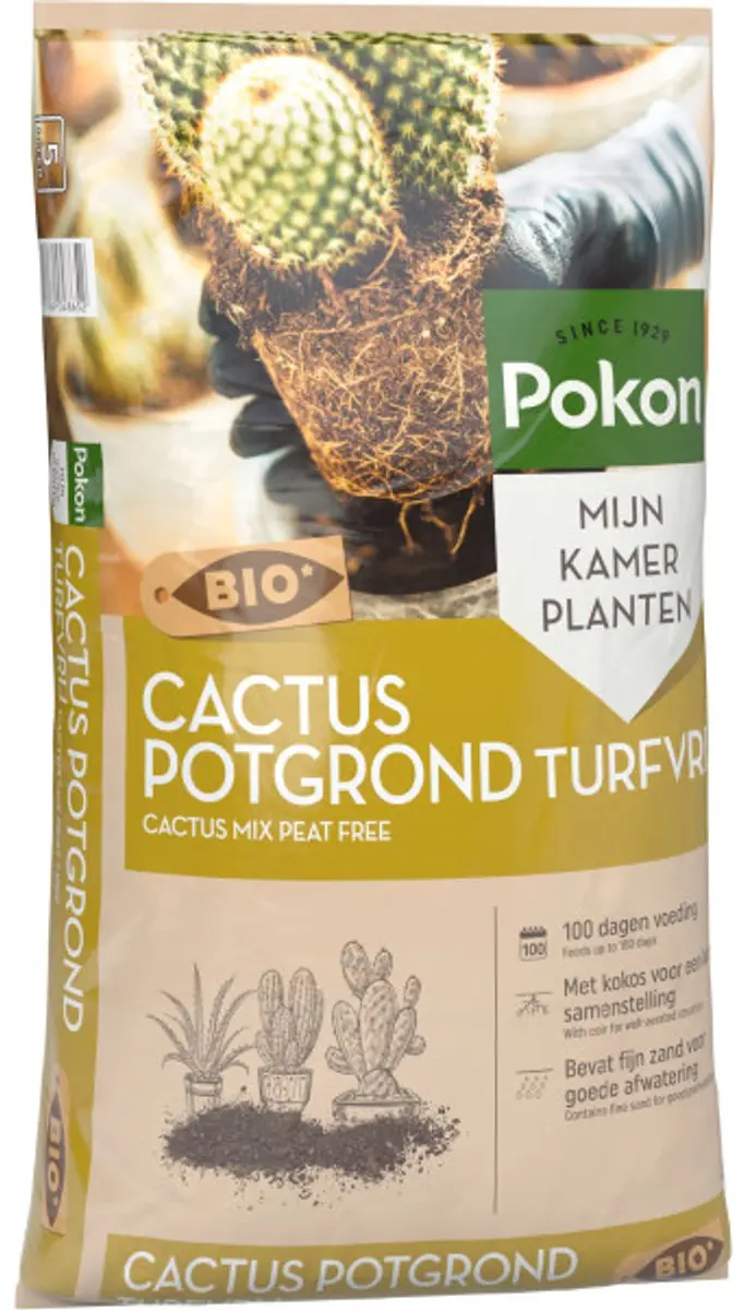 Pokon Bio Cactus Potgrond 5L - afbeelding 2 van 6