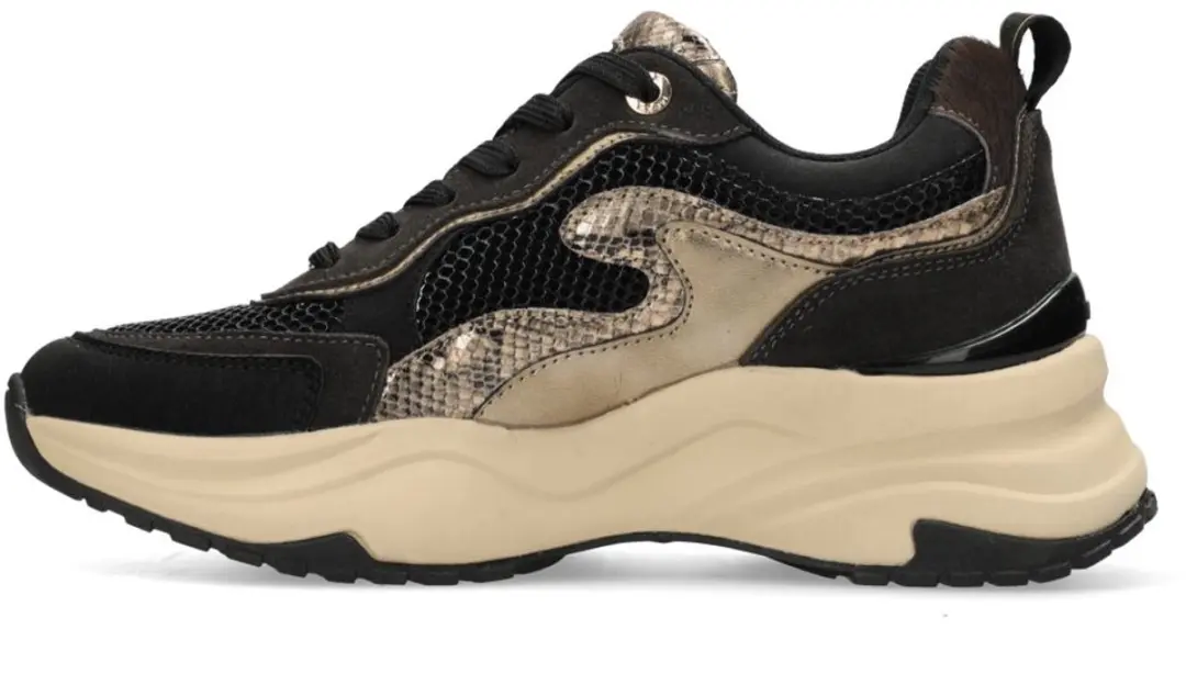 Mexx Palma Ora Sneakers - Dames - Zwart - Maat 39