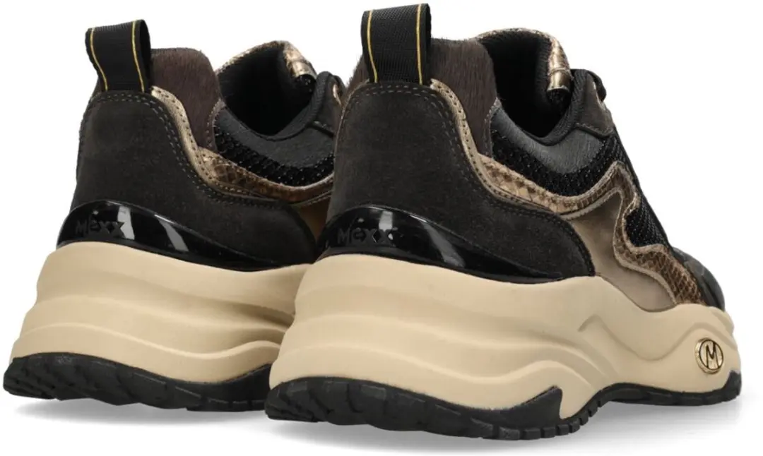 Mexx Palma Ora Sneakers - Dames - Zwart - Maat 39