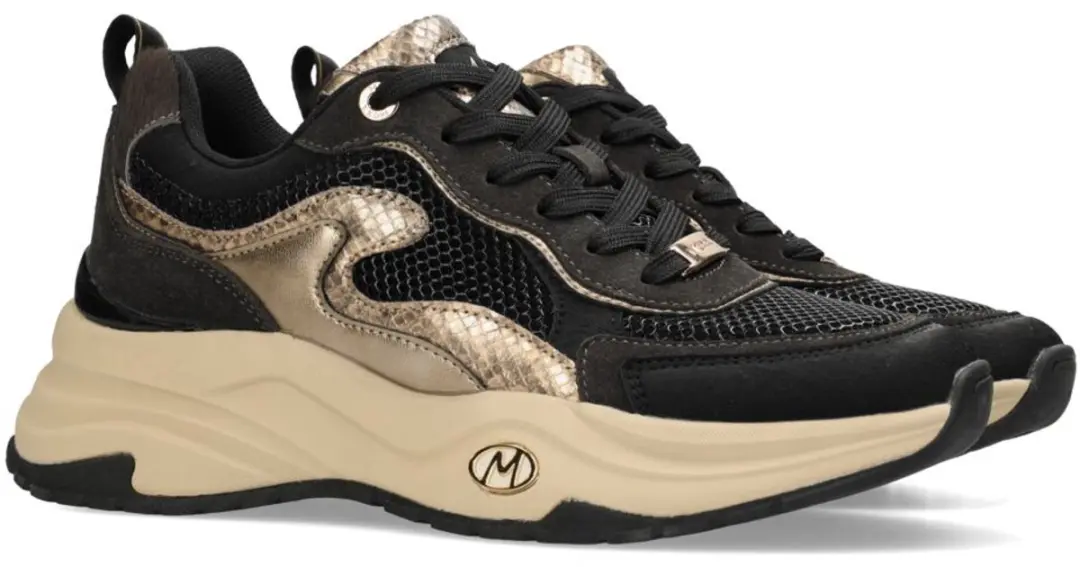 Mexx Palma Ora Sneakers - Dames - Zwart - Maat 39