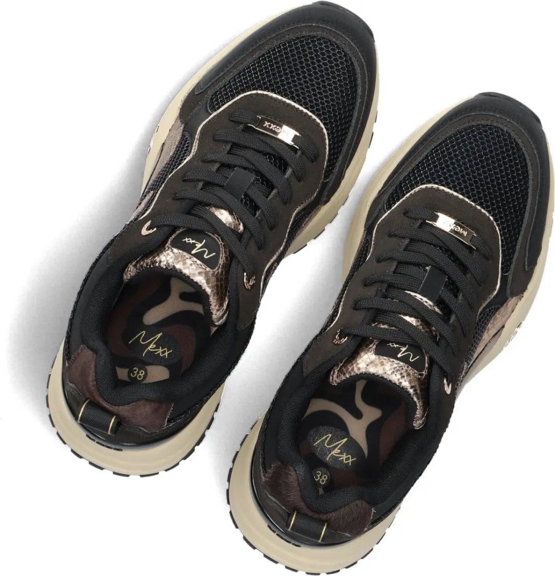 Mexx Palma Ora Sneakers - Dames - Zwart - Maat 39
