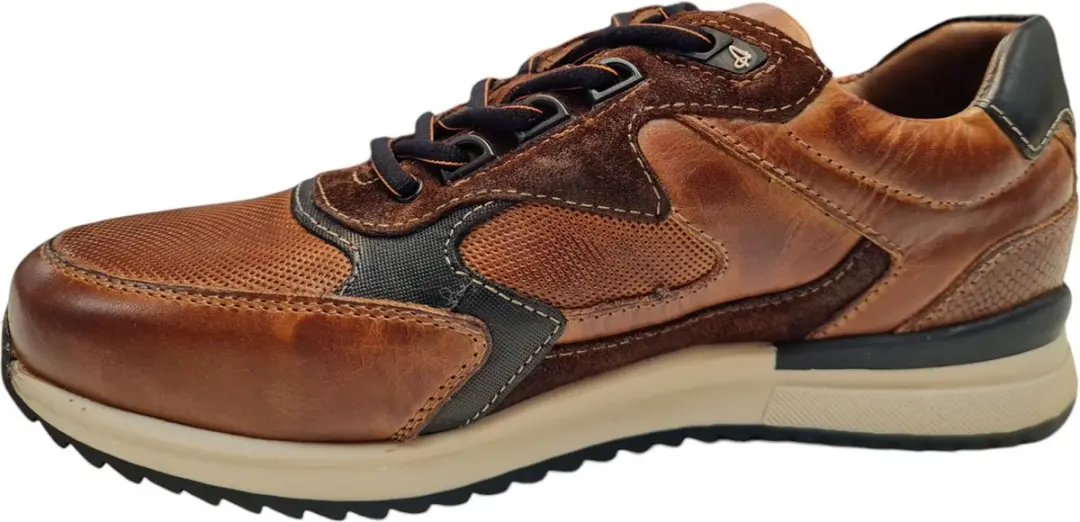 Australian Bakersville Heren Leren Sneakers - Bruin - Maat 44
