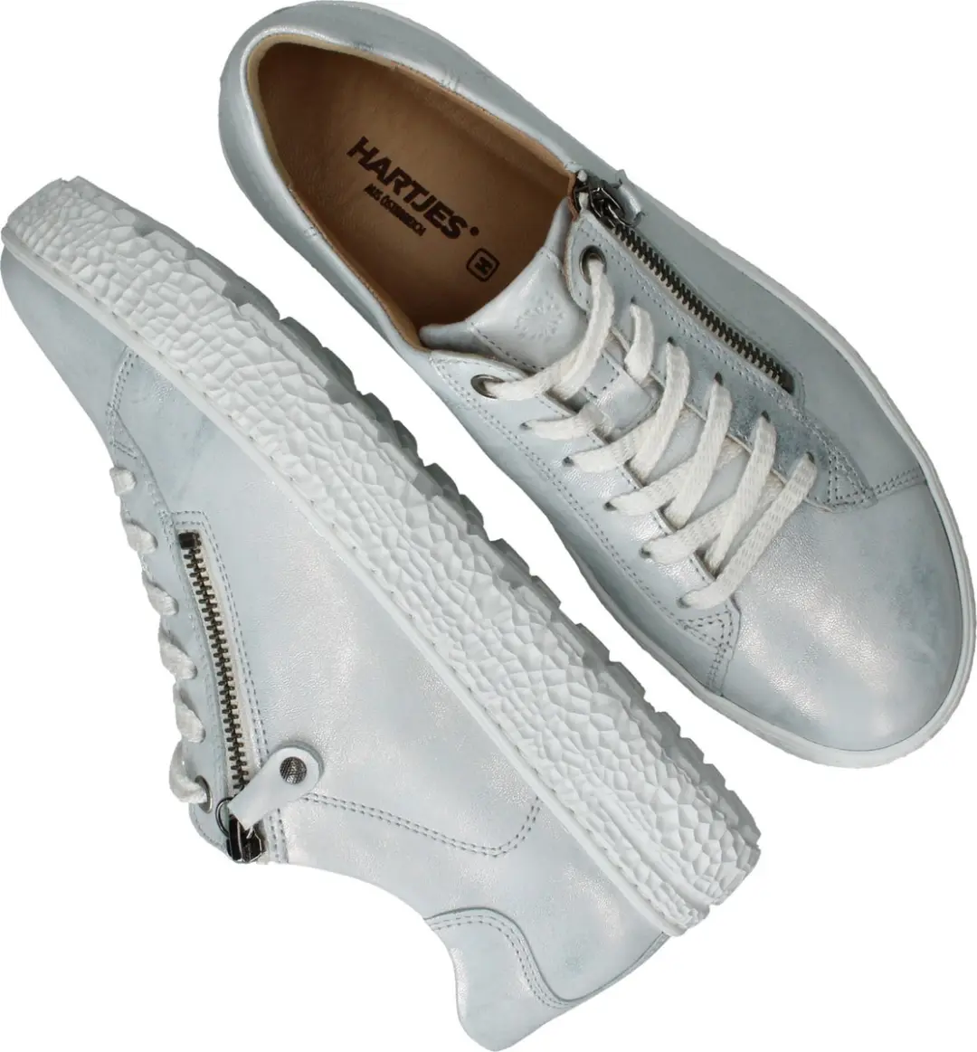 Hartjes Phil Shoe Silber Dames Veterschoenen - Maat 38