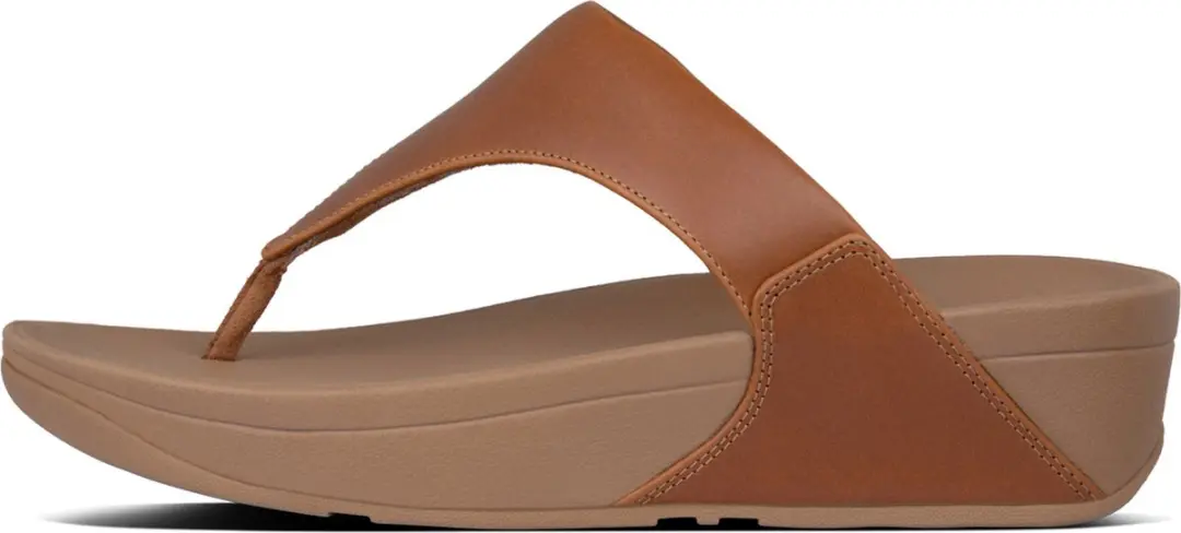 FitFlop Lulu Leather Toepost Dames Slippers - 38 - afbeelding 3 van 6