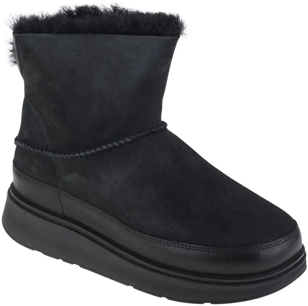 FitFlop Gen-ff Mini Omplooibare Shearling Laarzen ZWART
