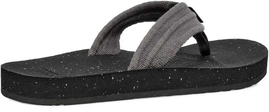Teva Reflip Canvas Heren Slippers - Zwart/Grijs - afbeelding 6 van 6