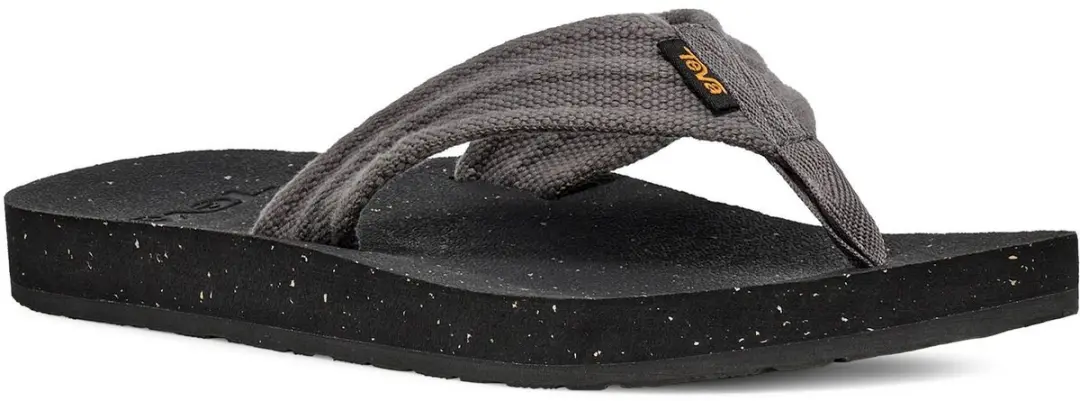 Teva Reflip Canvas Heren Slippers - Zwart/Grijs - afbeelding 5 van 6