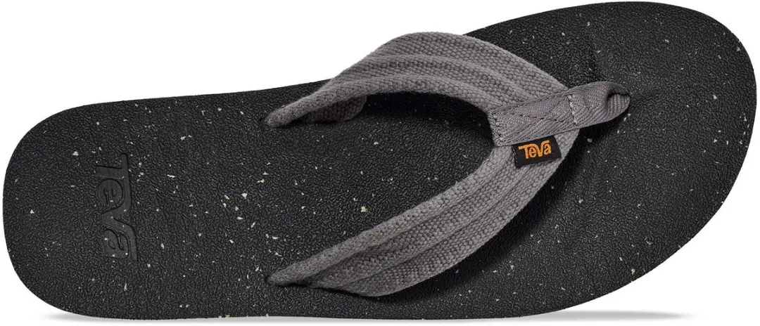 Teva Reflip Canvas Heren Slippers - Zwart/Grijs - afbeelding 4 van 6