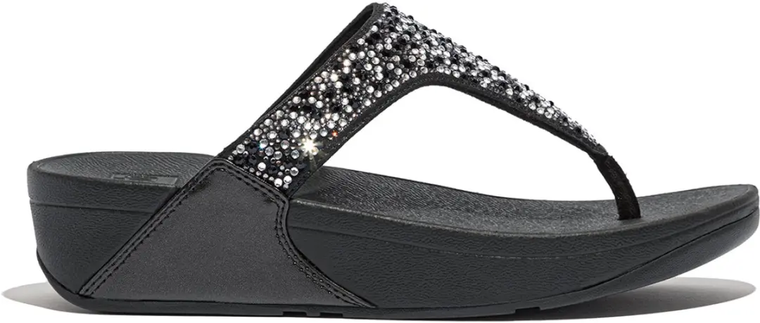 FitFlop Lulu Crystal Mix Teenslipper 39 - Zwart - afbeelding 6 van 6