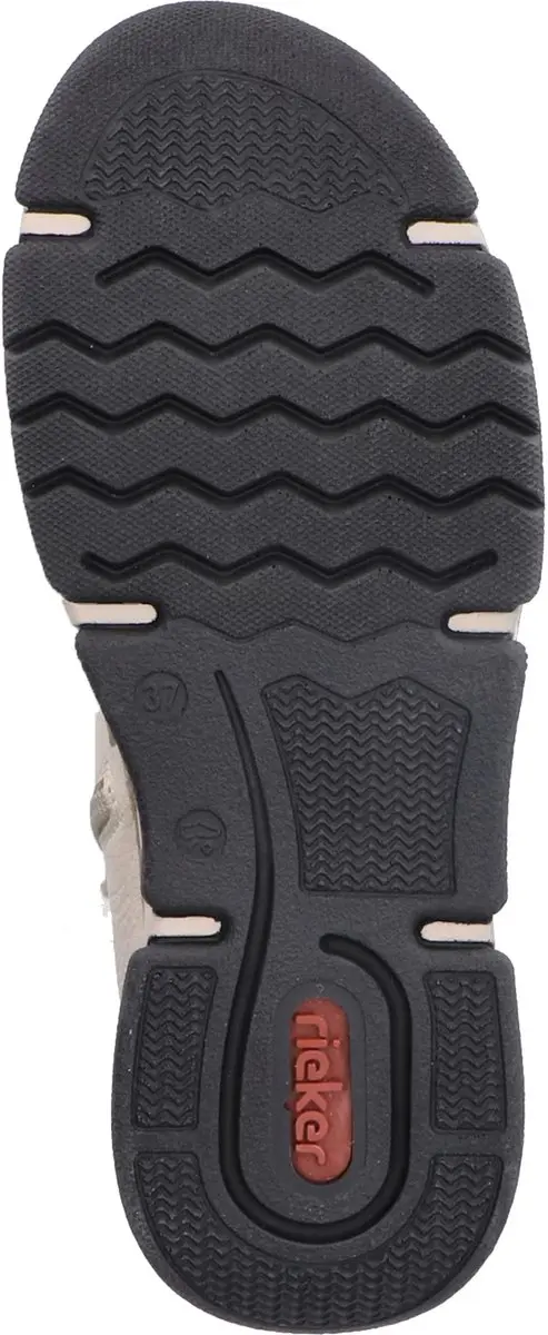 Rieker 45955 Dames Veterlaarzen - Warm Gevoerd - Beige - afbeelding 5 van 6