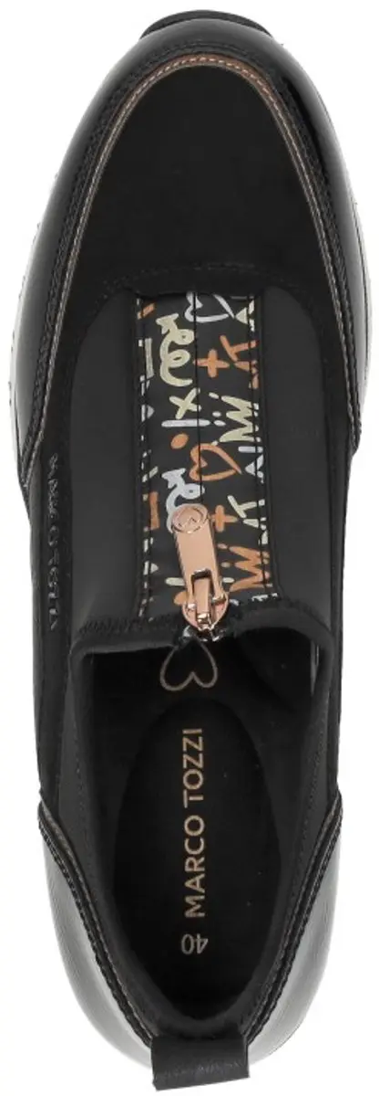 Marco Tozzi Sportief Dames Sneaker - Zwart - afbeelding 4 van 6