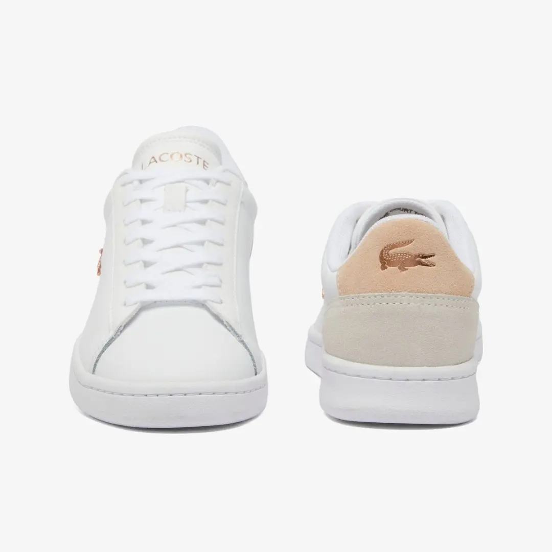 Lacoste Carnaby Sneakers Dames 40 - Wit Roze - afbeelding 4 van 6