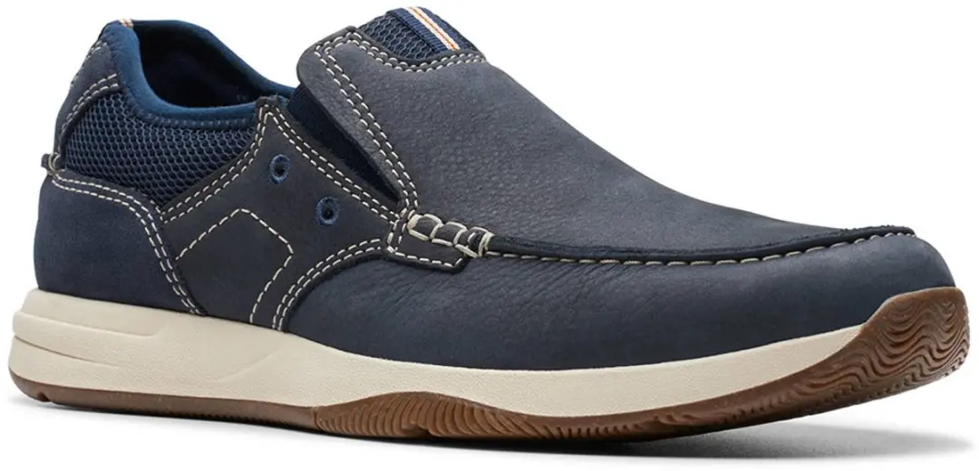 Clarks Sailview Step Instappers - Heren Blauw - afbeelding 3 van 6