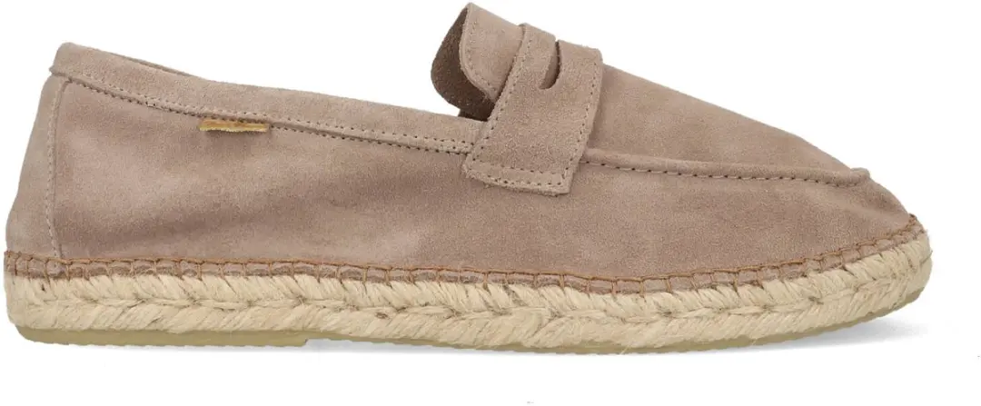 Gesloten espadrilles voor heren van suède