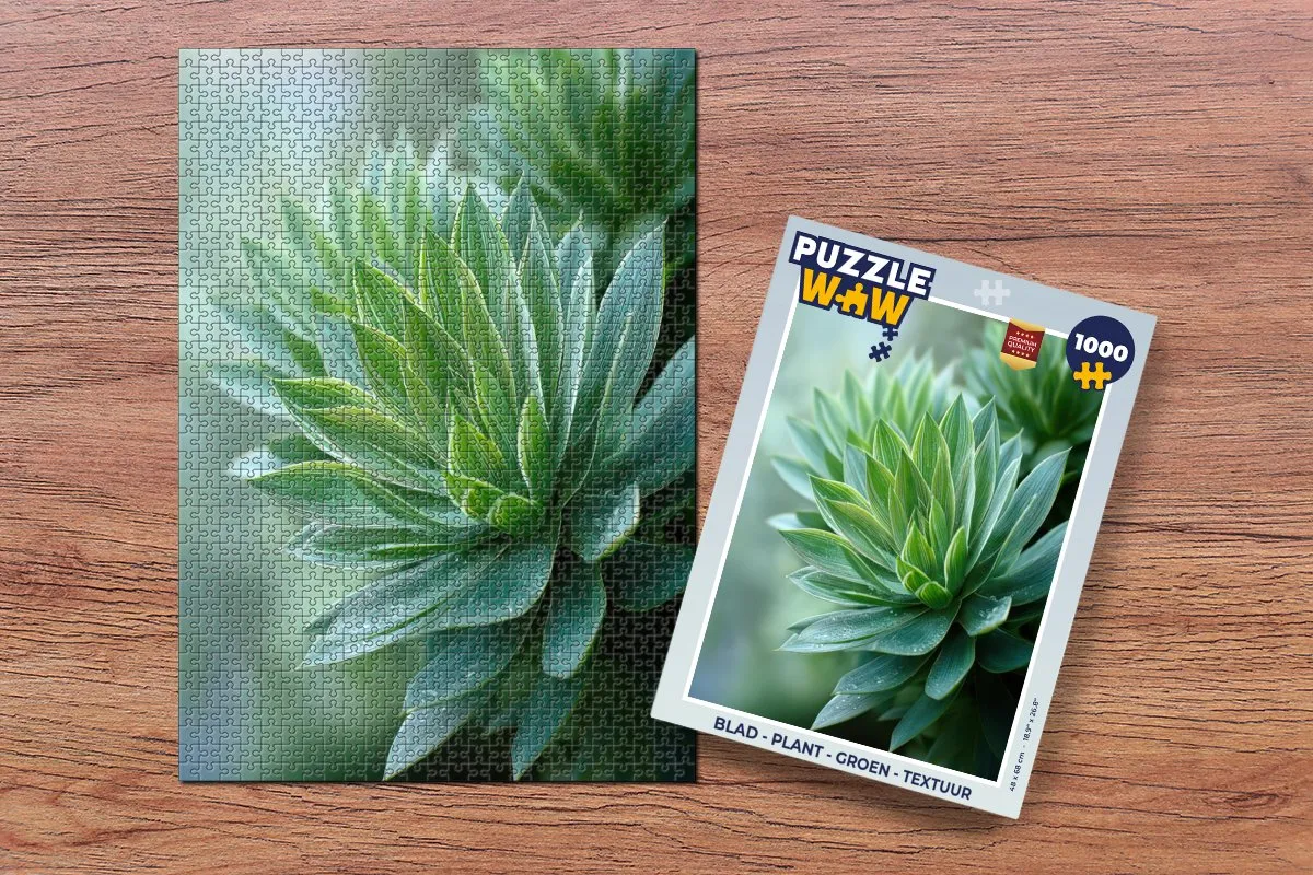 PuzzleWow Plant Legpuzzel 1000 Stuks - Groen