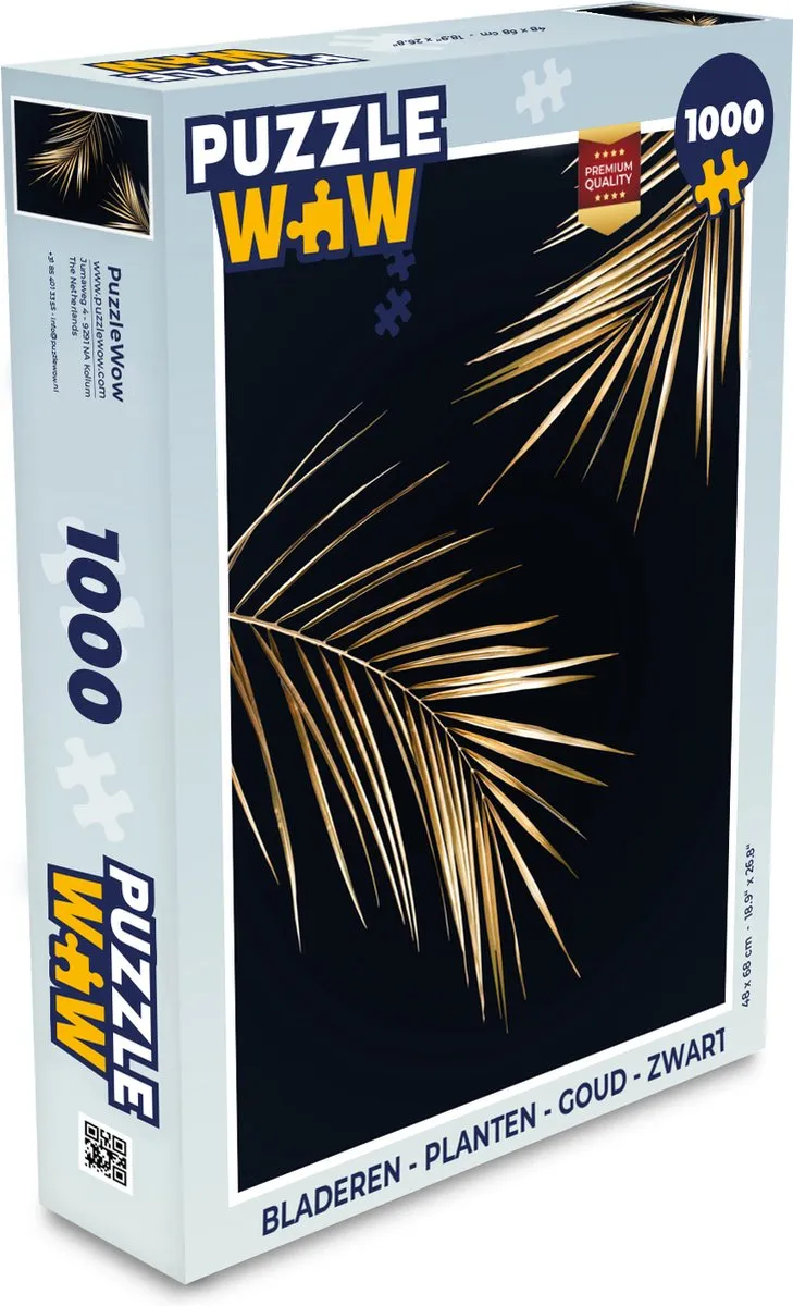 PuzzleWow Planten Legpuzzel 1000 Stuks - Multicolor