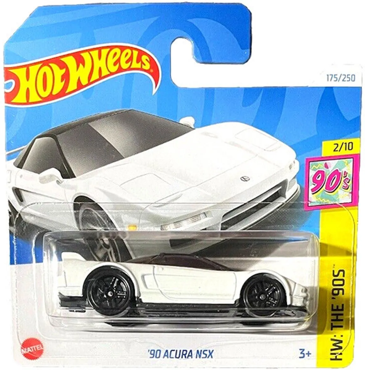 Hot Wheels '90 Acura NSX White 1:64