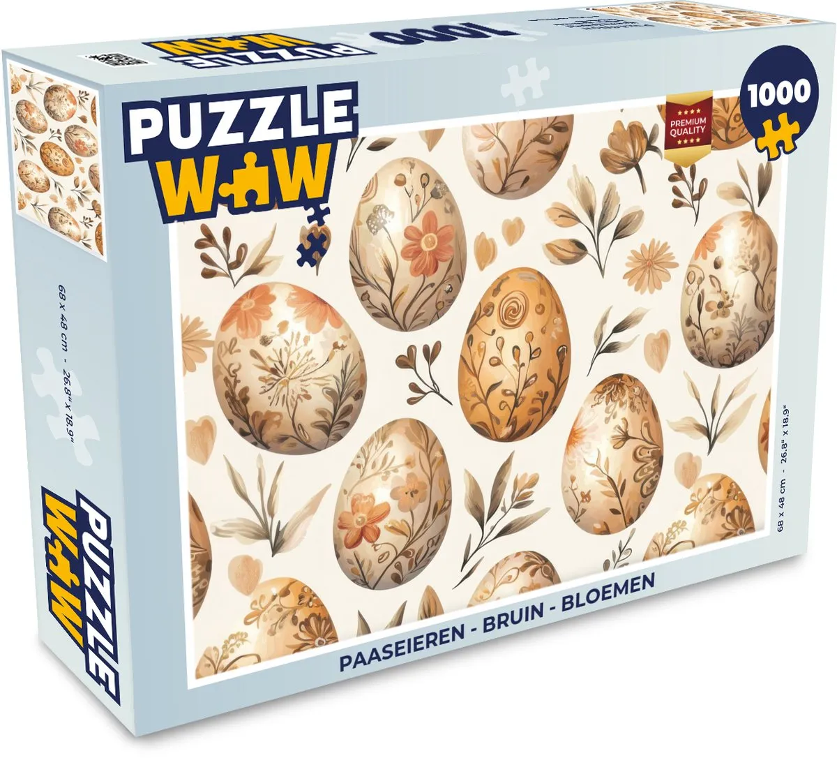 PuzzleWow Paaseieren Legpuzzel 1000 Stuks