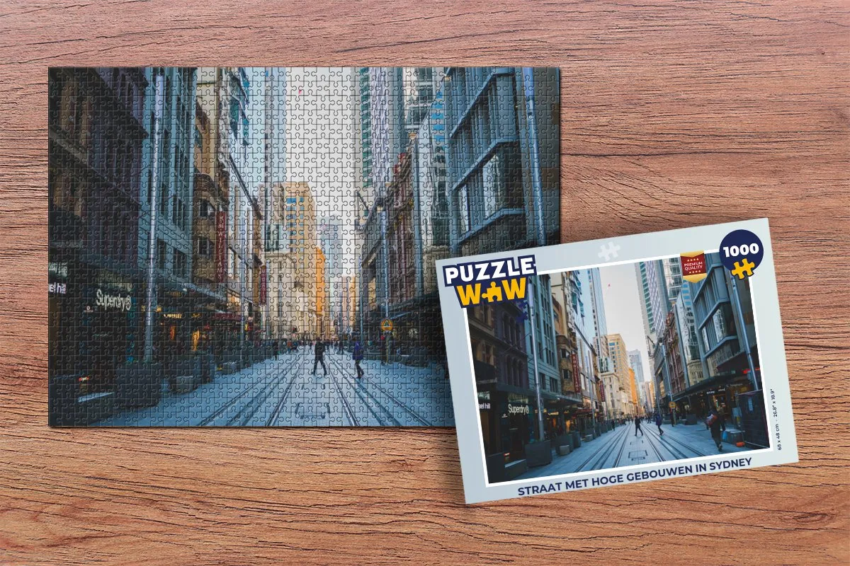 PuzzleWow Sydney Hoge Gebouwen Legpuzzel 1000 Stuks - Multicolor