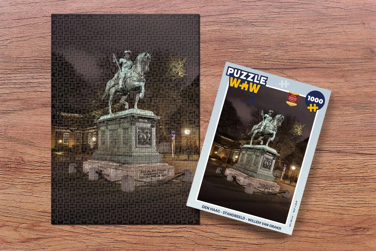 PuzzleWow Willem van Oranje Legpuzzel 1000 Stuks - Multicolor
