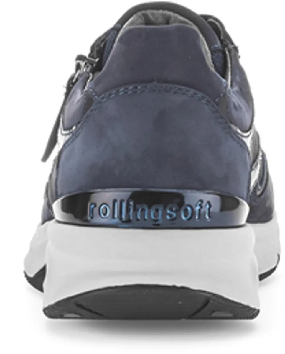 Gabor Rollingsoft Sneaker 39 - Blauw Nubuck - afbeelding 6 van 6
