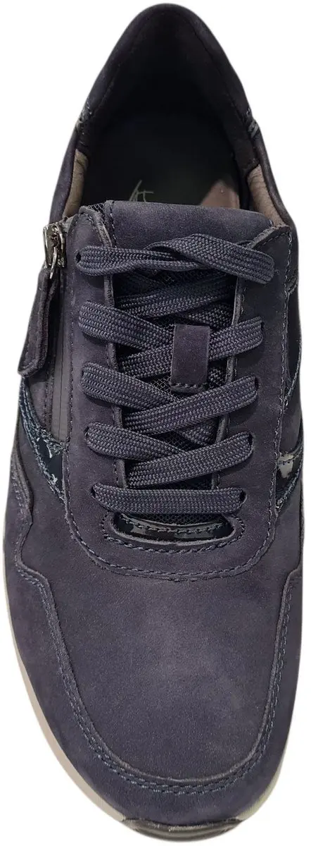 Gabor Rollingsoft Sneaker 39 - Blauw Nubuck - afbeelding 4 van 6
