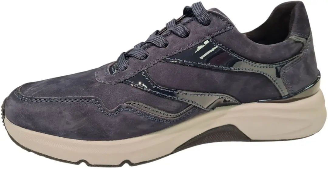 Gabor Rollingsoft Sneaker 39 - Blauw Nubuck - afbeelding 5 van 6