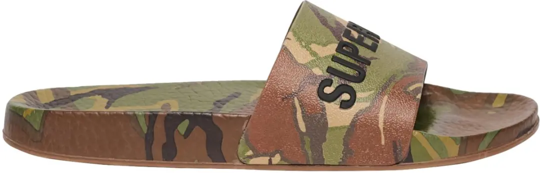 Superdry Camo Print Badslippers Heren - afbeelding 6 van 6