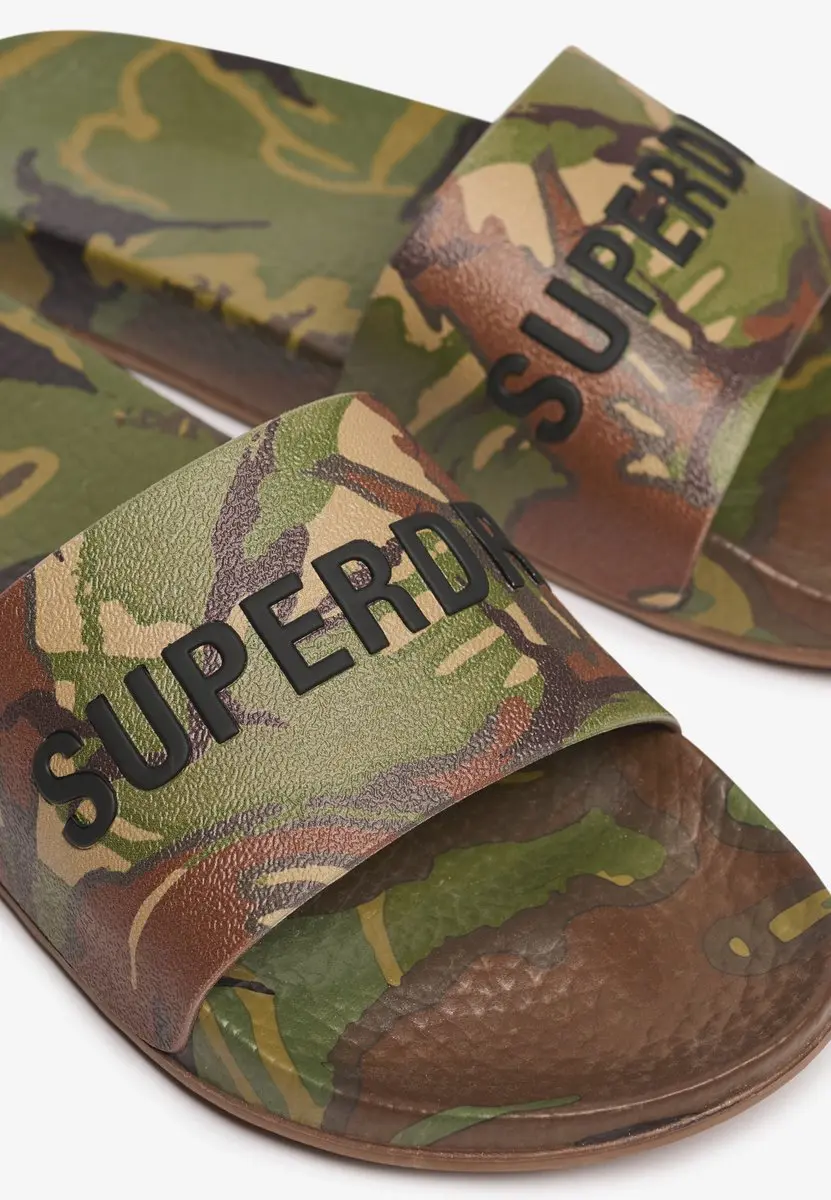 Superdry Camo Print Badslippers Heren - afbeelding 4 van 6