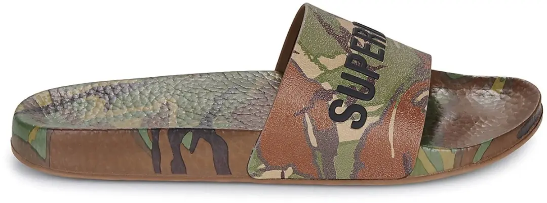 Superdry Camo Print Badslippers Heren - afbeelding 2 van 6