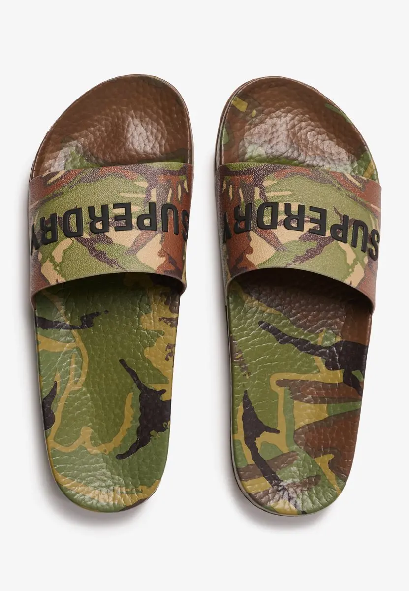 Superdry Camo Print Badslippers Heren - afbeelding 5 van 6