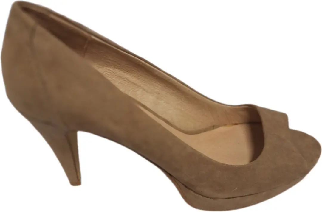 LA STRADA-PUMP-OPEN TEEN-SAND-SIZE 41