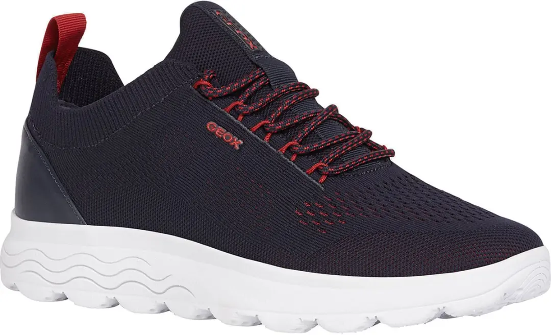 Geox U Spherica Actif gebreide textiel herensneaker U15BYA marine