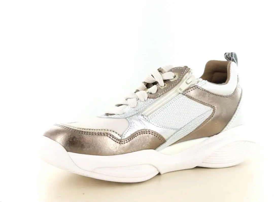 Xsensible SWX28 Bronze Combi Dames Veterschoenen - 41
