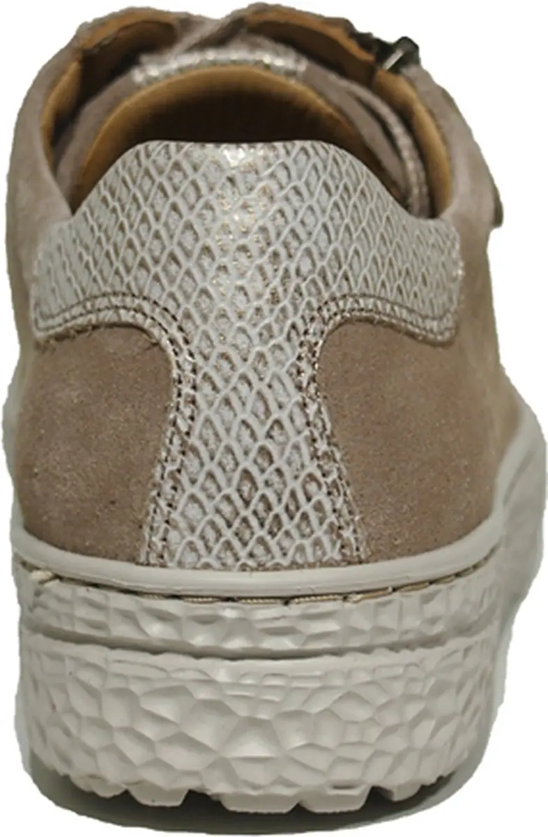 Hartjes 162.1401/34 Dames Veterschoenen - Taupe 35.5 - afbeelding 4 van 6
