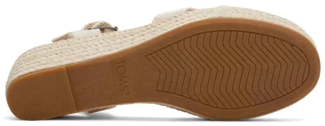 TOMS Audrey Linnen Sleehak Sandalen - 37.5