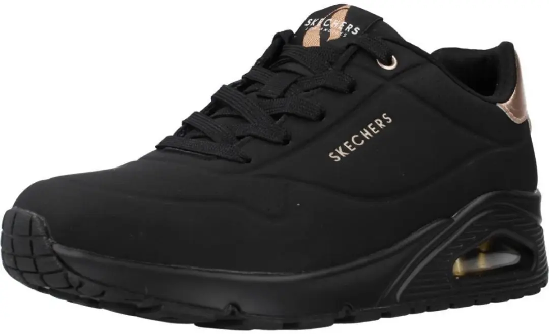 Skechers Uno 177094-BBK Dames Sneakers - Zwart - afbeelding 3 van 6