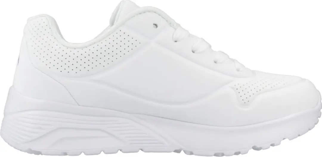 Skechers Uno Lite Meisjes Sneakers - Wit - afbeelding 4 van 6