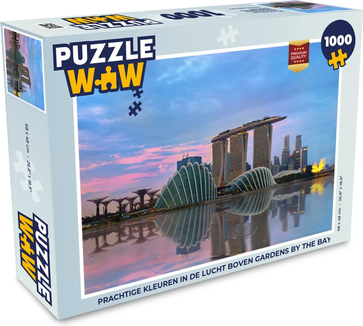 PuzzleWow Legpuzzel 1000 Stuks - Gardens by the Bay - Multicolor