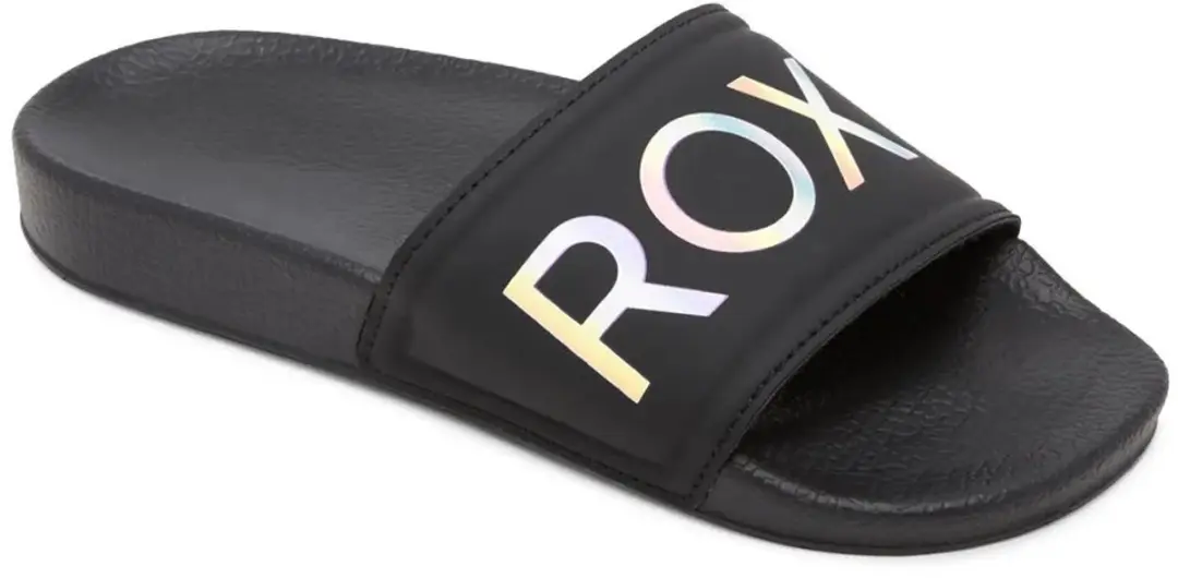 Roxy Slippy II Badslippers - Meisjes 34 - Zwart