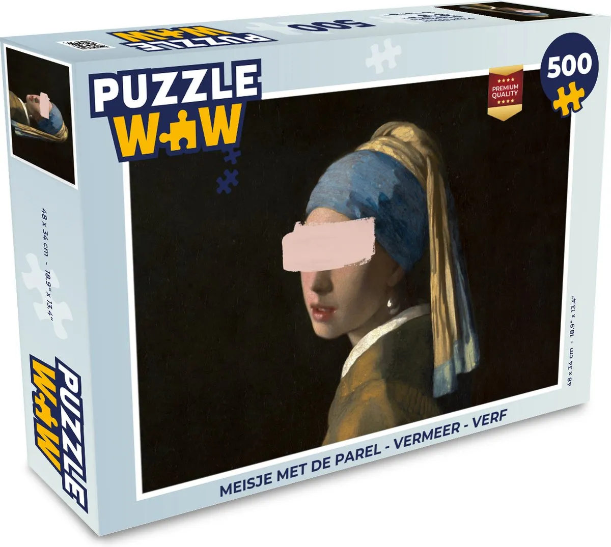 PuzzleWow Vermeer Legpuzzel 500 Stuks