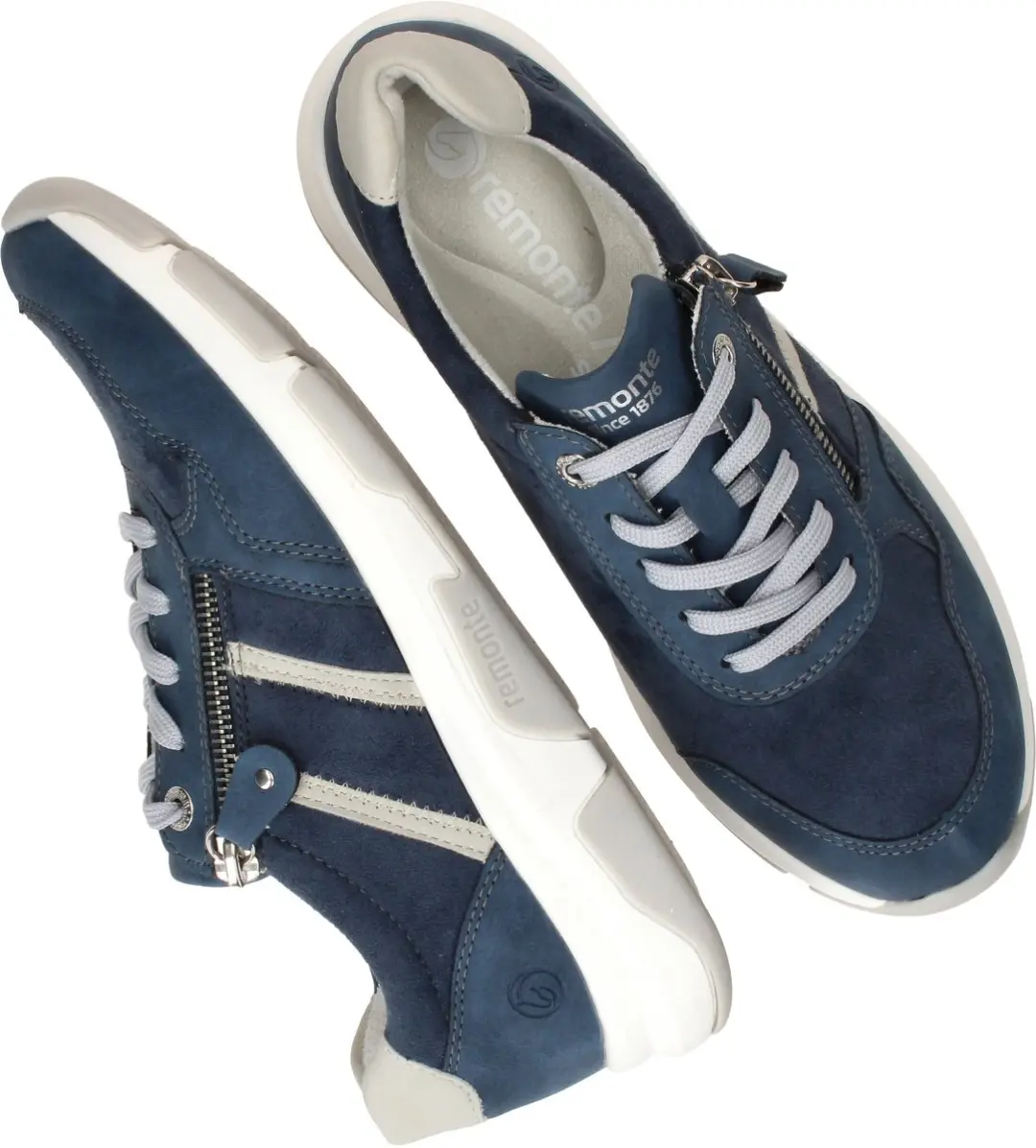 Remonte Veterschoenen Laag Veterschoenen Laag - licht blauw - Maat 41 - afbeelding 5 van 6