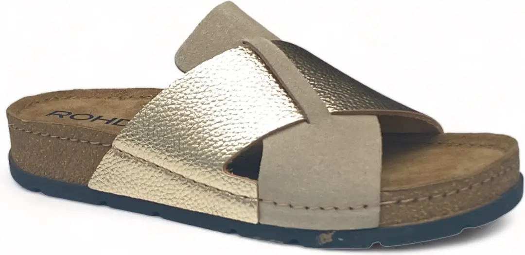 Rohde 5410 Teenslipper - 41 - Wit/beige