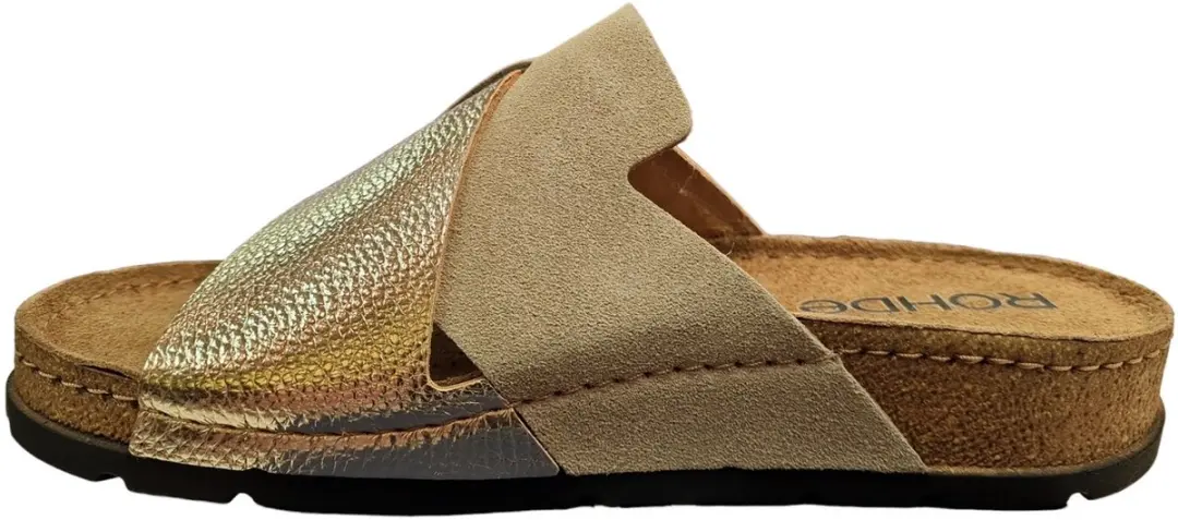 Rohde 5410 Teenslipper - 41 - Wit/beige