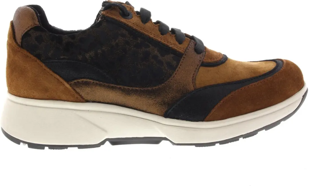 Dames Veterschoenen Xsensible Andorra Combi Cognac