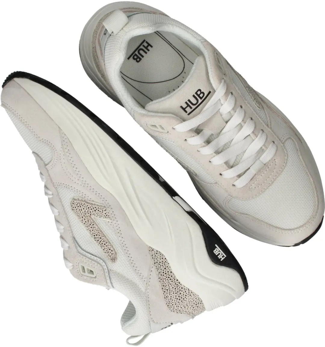 Hub Glide S46 Lage Sneakers - 40 - Wit - afbeelding 6 van 6